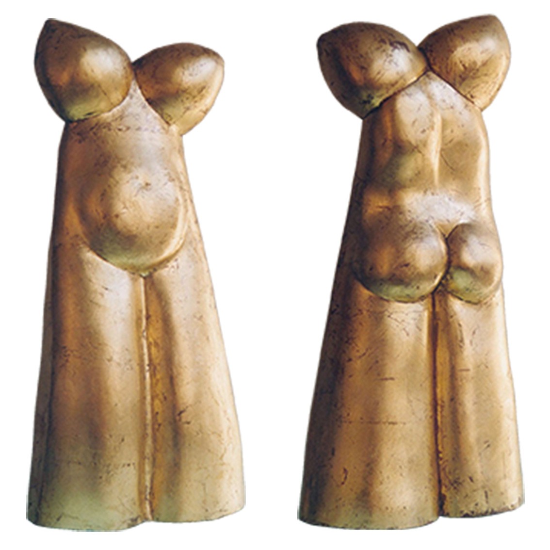 Sculpture bronze femme